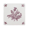 Thistles Delft Tile