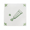 Toothpaste Delft Tile