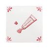 Toothpaste Delft Tile