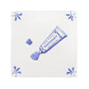 Toothpaste Delft Tile