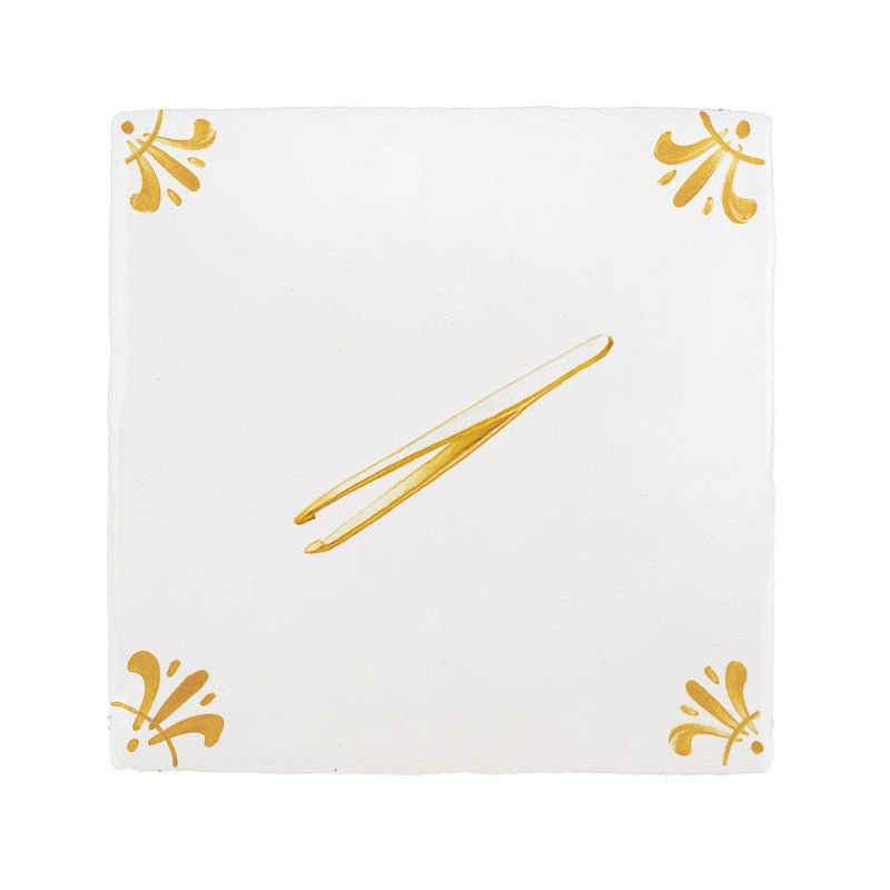 Tweezers Delft Tile