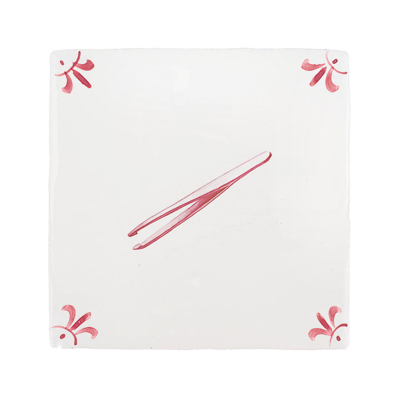 Tweezers Delft Tile