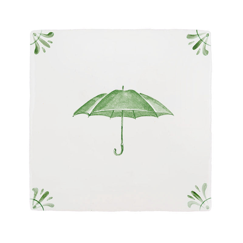 Umbrella Delft Tile