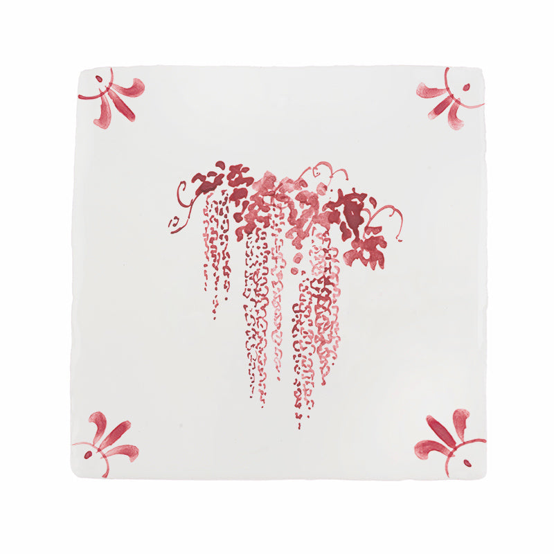 Wisteria Delft Tile